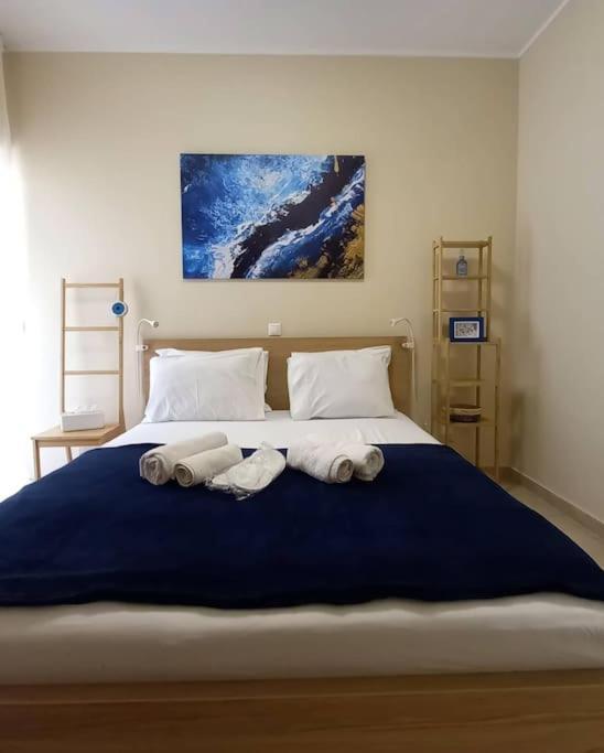 Blue -Spacious 1Bdr Corner Flat/Balcony/View Apartamento Atenas Exterior foto