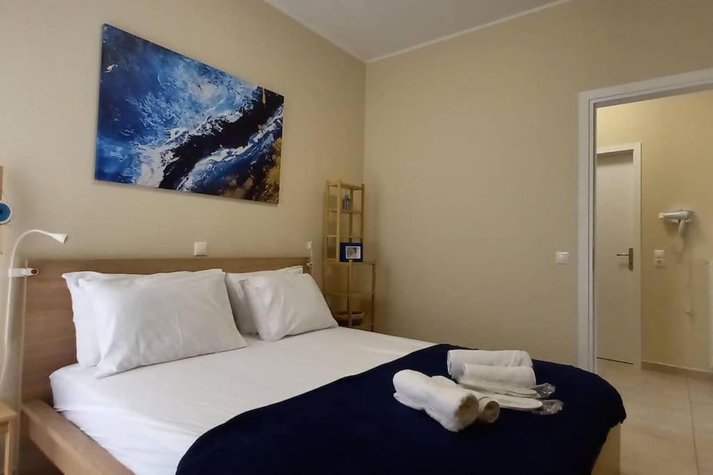 Blue -Spacious 1Bdr Corner Flat/Balcony/View Apartamento Atenas Exterior foto