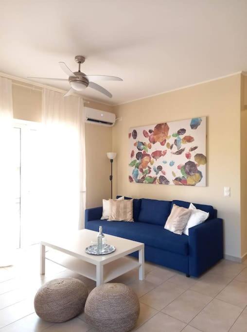 Blue -Spacious 1Bdr Corner Flat/Balcony/View Apartamento Atenas Exterior foto